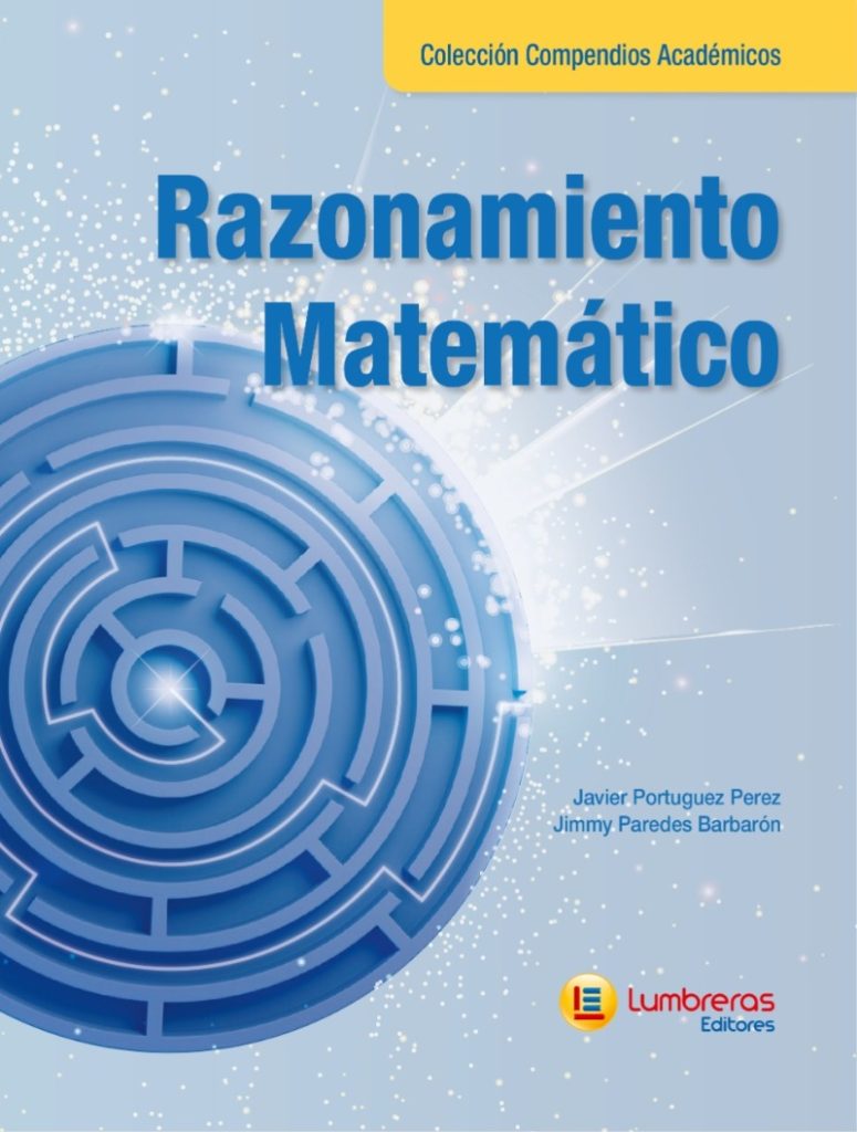 Portada de Razonamiento Matemático, Colección Compendios Académicos, Edición Nueva
