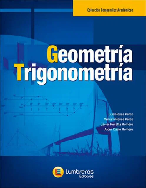 Portada del Compendio Académico de Geometría y Trigonometría