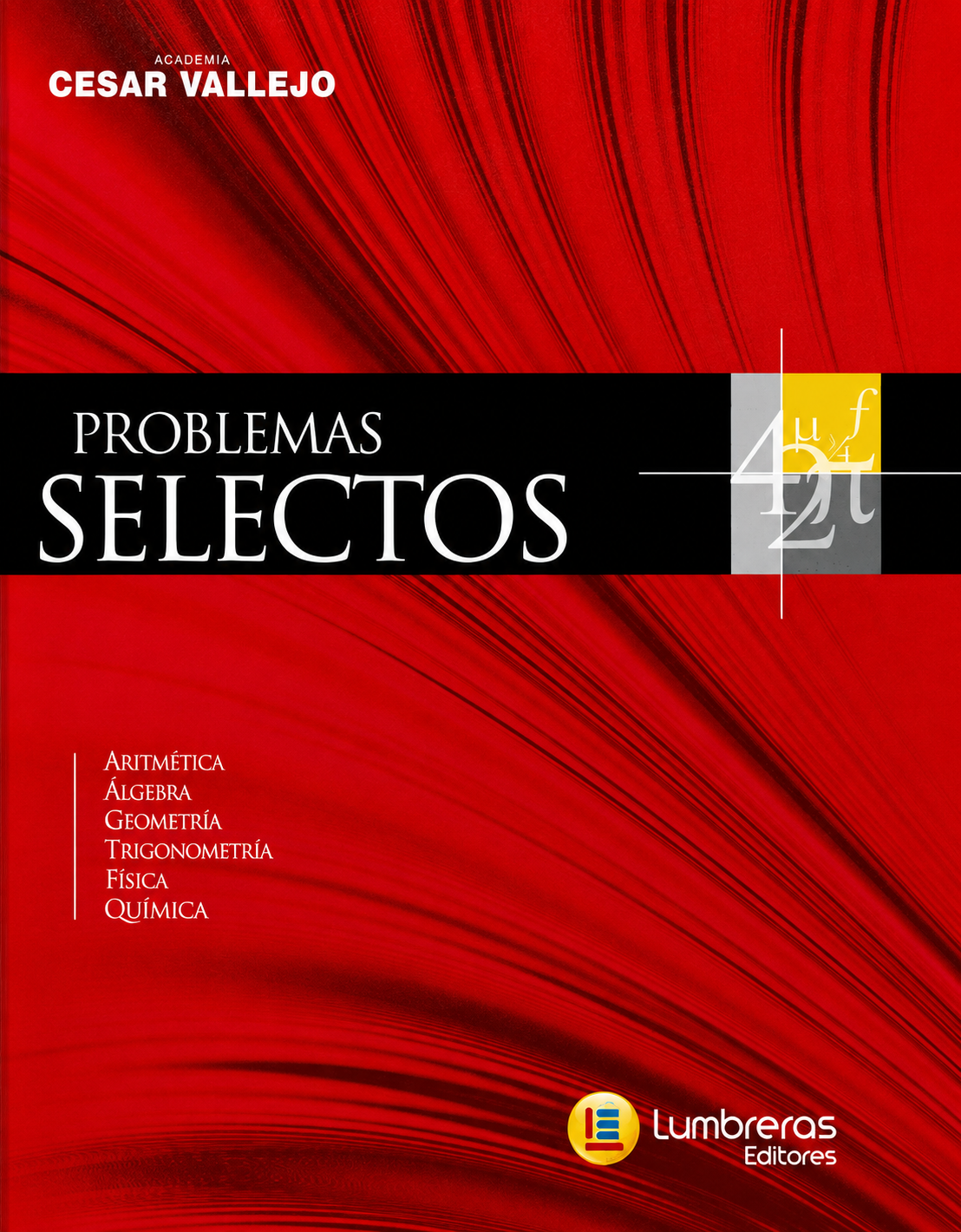Portada del compendio Problemas selectos de César Vallejo y Lumbreras